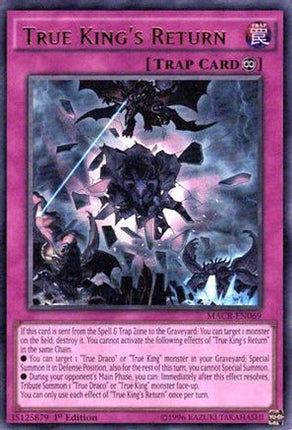 True King's Return (Ultra Rare) [MACR-EN069] Unlimited