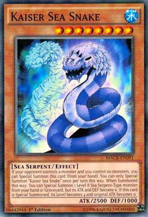 Kaiser Sea Snake (Common / Short Print) [MACR-EN091] Unlimited