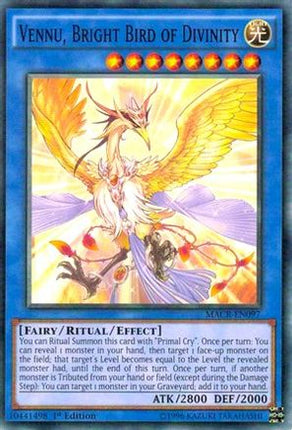Vennu, Bright Bird of Divinity (Common / Short Print) [MACR-EN097] Unlimited