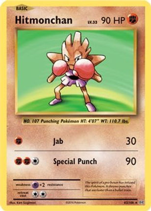 Hitmonchan - 62/108 (XY Evolutions) [Deck Exclusives]