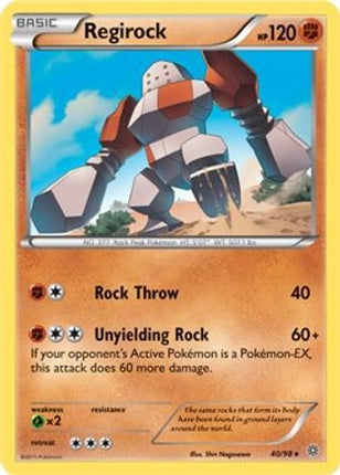 Regirock - 40/98 (XY Ancient Origins) [Deck Exclusives] Holofoil