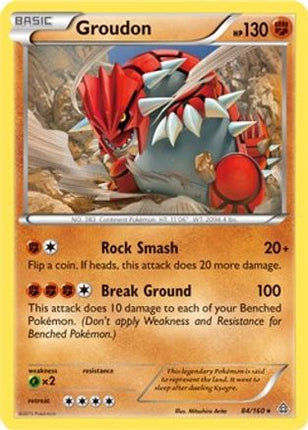 Groudon - 84/160 (XY Primal Clash) [Deck Exclusives] Holofoil