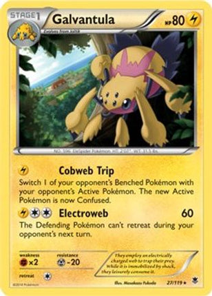 Galvantula - 27/119 (XY Phantom Forces) [Deck Exclusives] Holofoil