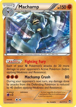 Machamp - 46/111 (XY Furious Fists) [Deck Exclusives]