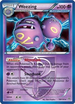 Weezing - 58/135 (BW Plasma Storm) [Deck Exclusives]