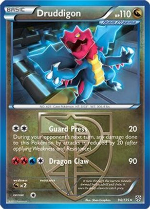 Druddigon - 94/135 (BW Plasma Storm) [Deck Exclusives] Holofoil
