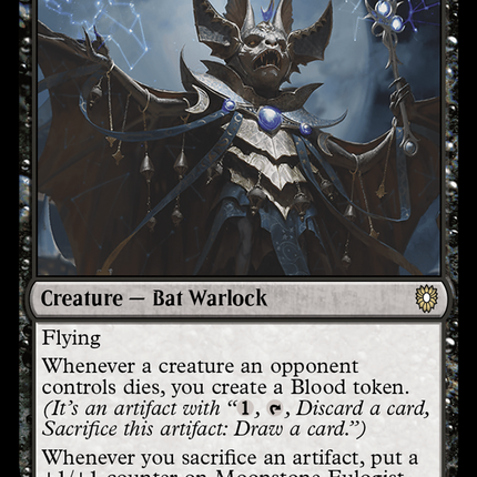 Moonstone Eulogist [Bloomburrow Commander]