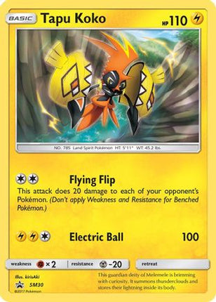 Tapu Koko - SM30 - SM30/null [SM Promos] Holofoil