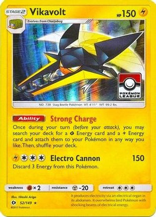 Vikavolt - 52/149 (Pokemon League) [League & Championship Cards] Holofoil