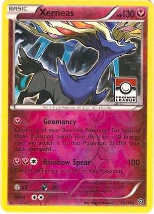 Xerneas - 81/114 (Pokemon League) [League & Championship Cards] Reverse Holofoil