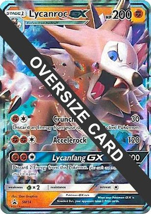 Lycanroc GX (SM14) (Jumbo Card) [Sun &amp; Moon: Black Star Promos]