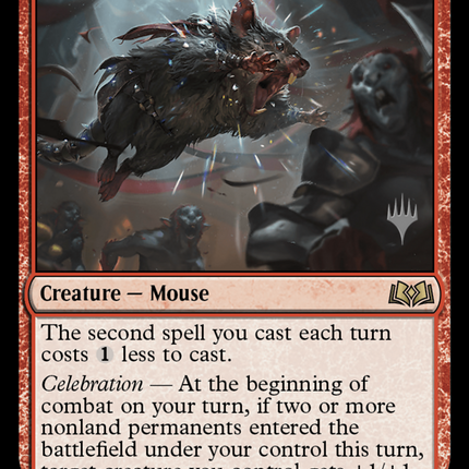 Raging Battle Mouse [Wilds of Eldraine Promos]