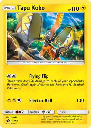 Tapu Koko - SM31 - SM31/null [SM Promos] Holofoil