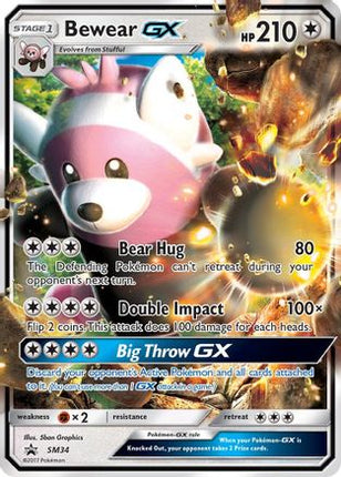 Bewear GX - SM34 - SM34/null [SM Promos] Holofoil