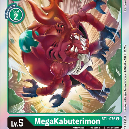 MegaKabuterimon [BT1-076] (Official Tournament Pack Vol. 6) [Release Special Booster Promos]