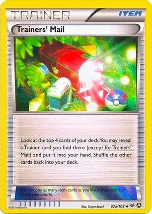 Trainers' Mail - 92a/108 (Holo) [Alternate Art Promos] Holofoil