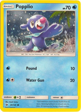 Popplio - 39/149 (Cosmos Holo) [Miscellaneous Cards & Products] Holofoil