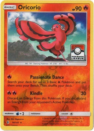 Oricorio - 14/145 (Pokemon League) [League & Championship Cards] Reverse Holofoil