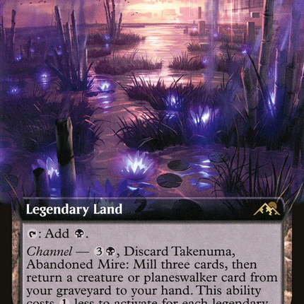 Takenuma, Abandoned Mire (Extended Art) [Kamigawa: Neon Dynasty]