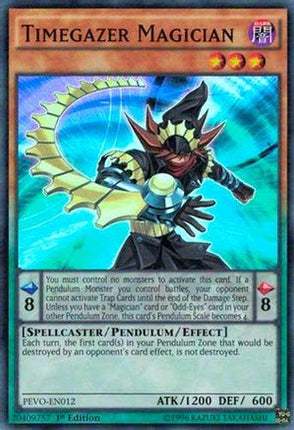 Timegazer Magician (Super Rare) [PEVO-EN012] 1st Edition