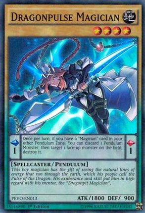Dragonpulse Magician (Super Rare) [PEVO-EN013] 1st Edition