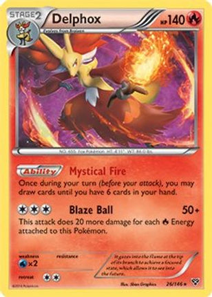 Delphox - 26/146 (XY Base Set) [Deck Exclusives]