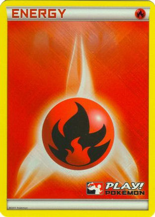 Fire Energy (2011 Play! Pokemon) - null/null [League & Championship Cards] Holofoil