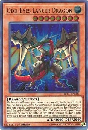 Odd-Eyes Lancer Dragon [BLLR-EN001] Ultra Rare