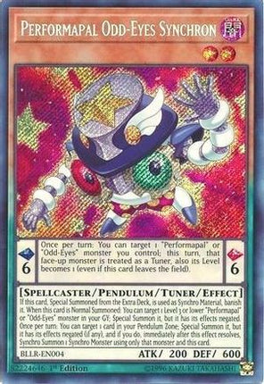 Performapal Odd-Eyes Synchron (Secret Rare) [BLLR-EN004] 1st Edition