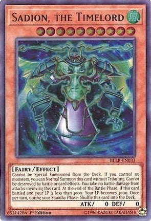 Sadion, the Timelord (Ultra Rare) [BLLR-EN033] 1st Edition