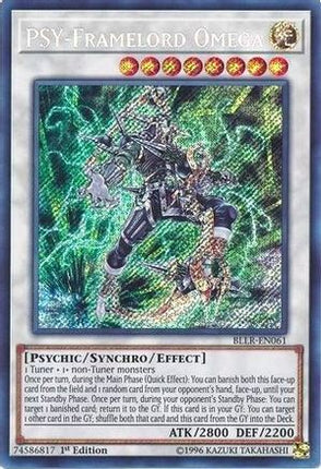 PSY-Framelord Omega (Secret Rare) [BLLR-EN061] 1st Edition