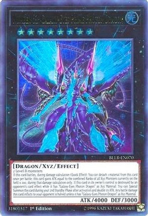 Number 62: Galaxy-Eyes Prime Photon Dragon [BLLR-EN070] Ultra Rare