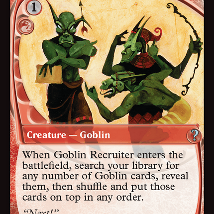 Goblin Recruiter [Mystery Booster 2]