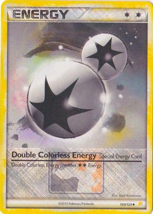 Double Colorless Energy - 103/123 (League Promo) [League & Championship Cards] Reverse Holofoil