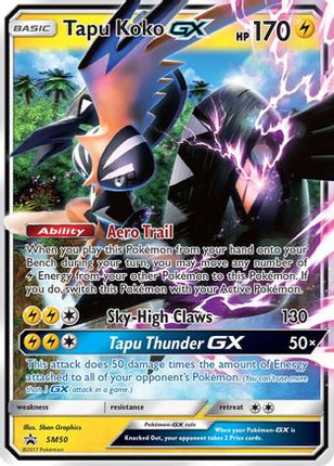Tapu Koko GX - SM50 - SM50/null [SM Promos] Holofoil