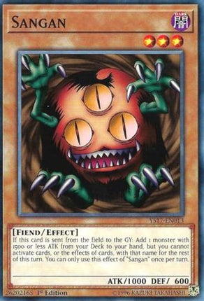 Sangan (Common / Short Print) [YS17-EN013] Starter Deck: Link Strike 1st Edition