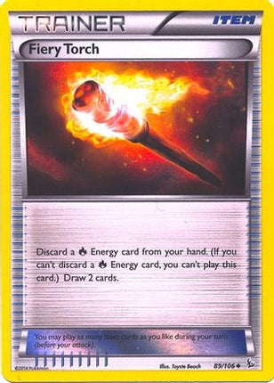 Fiery Torch - 89/106 (Sheen Holo) [Miscellaneous Cards & Products] Reverse Holofoil