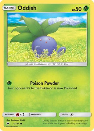 Oddish - 4/147 [SM - Burning Shadows]
