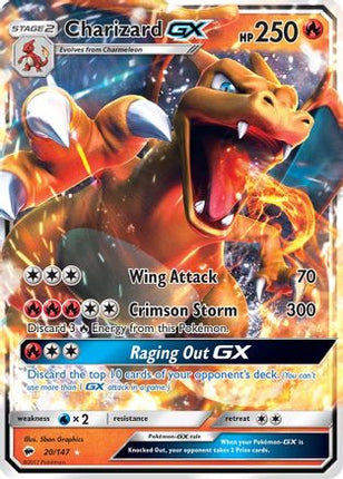 Charizard GX - 20/147 [SM - Burning Shadows] Holofoil