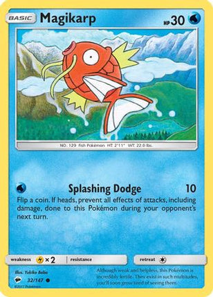 Magikarp - 32/147 [SM - Burning Shadows] Reverse Holofoil
