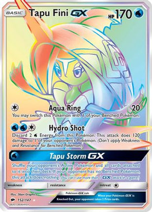Tapu Fini GX (Secret) - 152/147 [SM - Burning Shadows] Holofoil