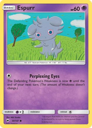 Espurr - 59/147 [SM - Burning Shadows]