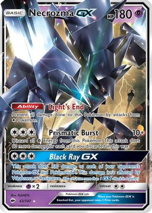 Necrozma GX - 63/147 [SM - Burning Shadows] Holofoil