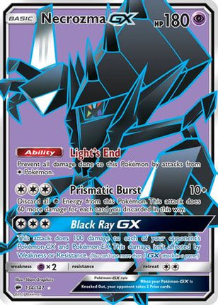 Necrozma GX (Full Art) - 134/147 [SM - Burning Shadows] Holofoil