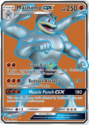 Machamp GX (Full Art) - 135/147 [SM - Burning Shadows] Holofoil