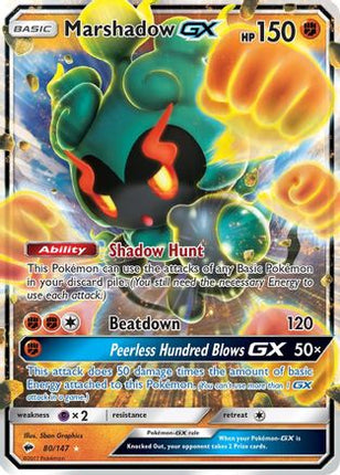 Marshadow GX - 80/147 [SM - Burning Shadows] Holofoil