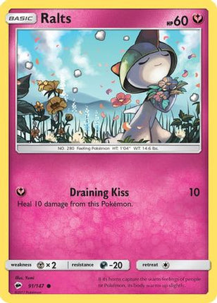 Ralts - 91/147 [SM - Burning Shadows]