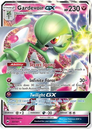 Gardevoir GX - 93/147 [SM - Burning Shadows] Holofoil