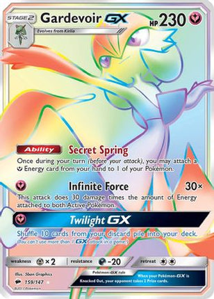 Gardevoir GX (Secret) - 159/147 [SM - Burning Shadows] Holofoil