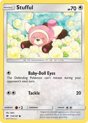 Stufful - 110/147 [SM - Burning Shadows] Reverse Holofoil